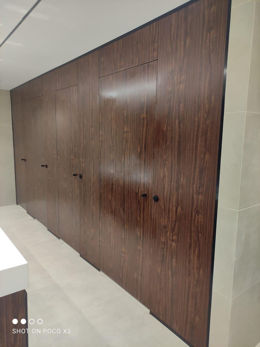 Walnut HPL Wall Cladding